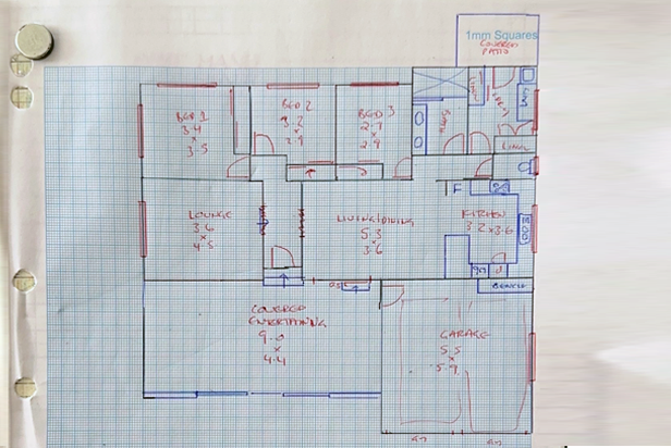 floor plan sketch